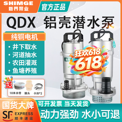 新界潜水泵农业灌溉家用抽水
