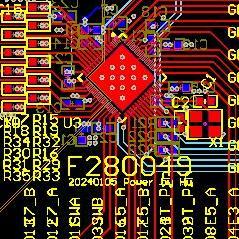 TMS320F280049原理图pcb F280049电路图pcb TYPE-C DSP280049