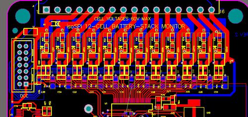 LTC6811模块原理图pcb 电池管理 LTC6811电池管理pcb 多电池管理