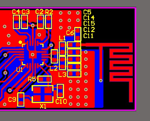 SI24R1模块原理图PCB CP2102 STC15W404 RF模块si24r1蛇形天线