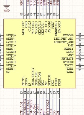 RTL8211原理图PCB 1000M网卡 RTL8211千兆网卡 HR911130C SY8008