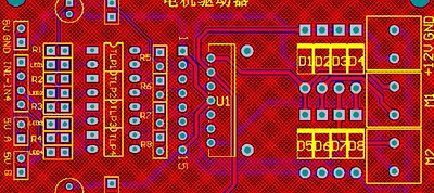 L298N驱动器原理图PCB 直流电机驱动器 光耦TLP521 1N4007 LN298N