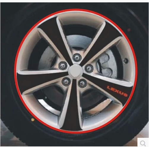 雷克萨斯碳纤改装专用胎圈轮毂贴