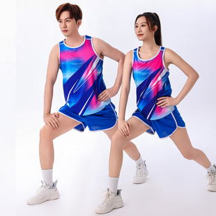 新款男女田径训练服套装男女体考跑步运动服队服小学生田径比赛服