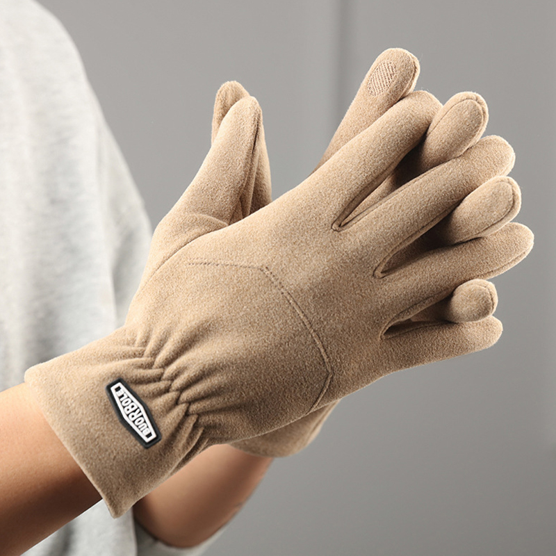 手套男冬季德绒保暖加厚