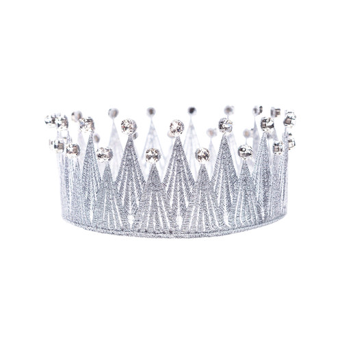 BOBOYOLO纯手工蕾丝钉珠儿童皇冠Royal系列~艾尔莎Elsa新生儿礼物