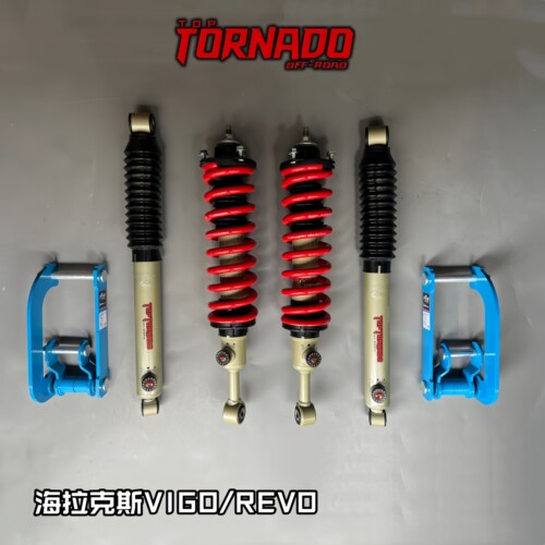 适配丰田海拉克斯REVO/VIGO14段软硬可调减震器改装升高套件