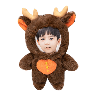 diy照片定制3d人脸娃娃公仔送男女朋友闺蜜情侣挂件可爱生日礼物