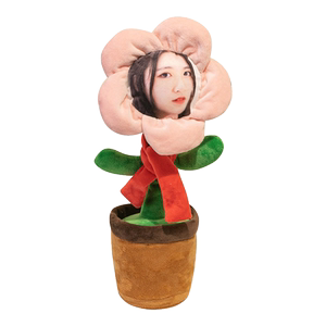 妖娆花玩具diy定制照片唱歌跳舞