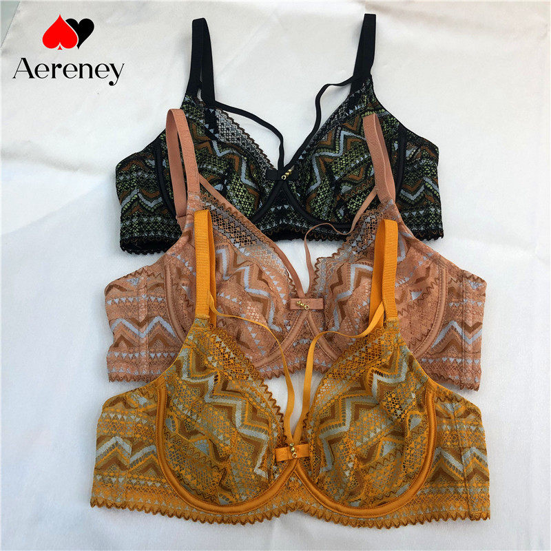 爱亦心伊文胸情迷摩洛哥法式水晶杯大胸显小聚拢内衣bcd薄杯82375