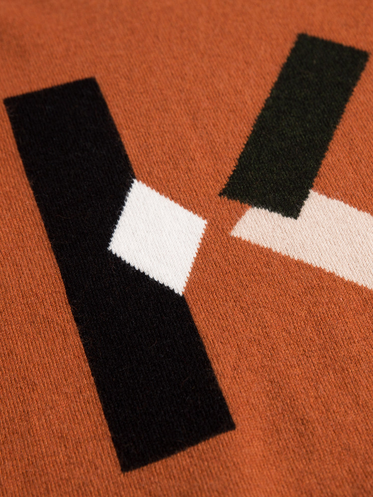 겨울용 남성용 K 문자 자카드 스웨터 컬러 블록 라운드 넥 남성용 느슨한 얇은 자카드 바닥 니트 프리미엄 캐시미어 스웨터