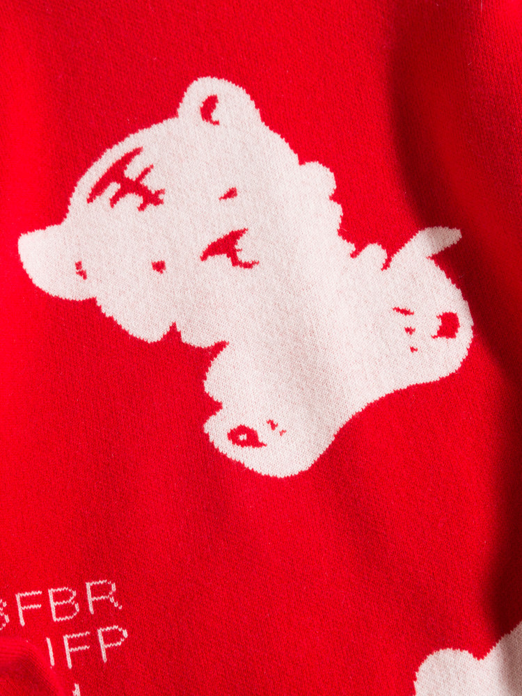 호랑이의 해 귀여운 조디악 년 빨간 스웨터 남자 겨울 니트 스웨터 캐시미어 스웨터 남자 100 순수 캐시미어 두꺼운 라운드 넥