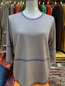 秋装 打底衫 宽松大码 薄款 妈妈装 中老年女装 针织小衫 圆领长袖 上衣女