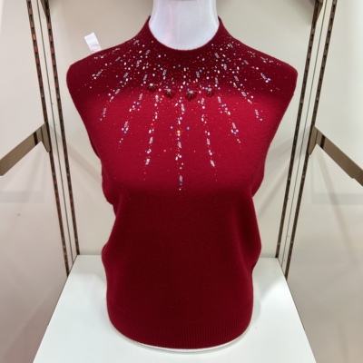 100%纯羊毛衫秋冬装半高领