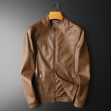 2024秋冬新款男士立领机车皮外套修身潮男7170 P155黑白卡平铺底,男装皮衣,钱塘6007(原2006), 2024秋冬新款男士立领机车皮外套修身潮男7170 P155黑白卡平铺底,男装皮衣,钱塘6007(原2006),