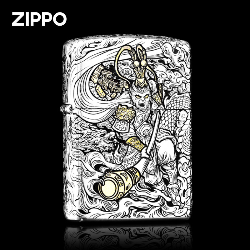 Zippo/之宝国潮斗战胜佛打火机