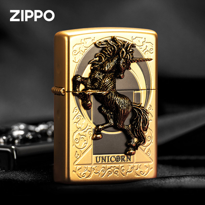 Zippo/之宝日韩版独角兽打火机