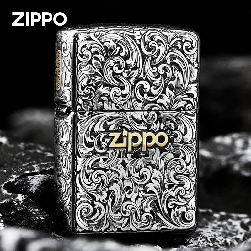 Zippo/之宝错金银唐草重甲机