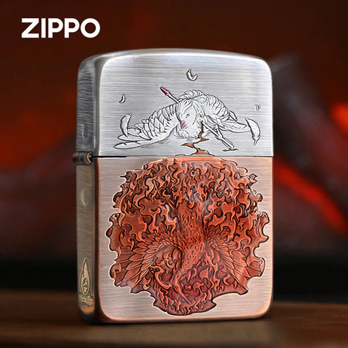 ZIPPO千语1941涅槃重生凤凰拉丝