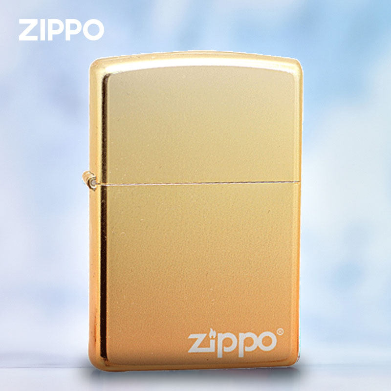 防风送礼渐变打火机zippo黄铜