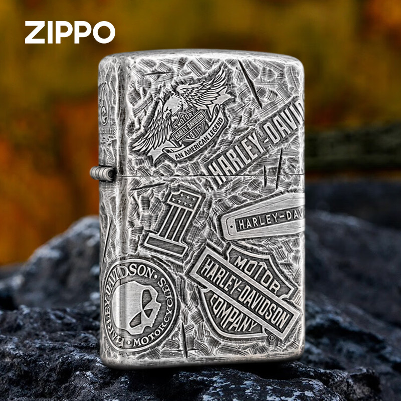 ZIPPO千语1937熏银哈雷十一章