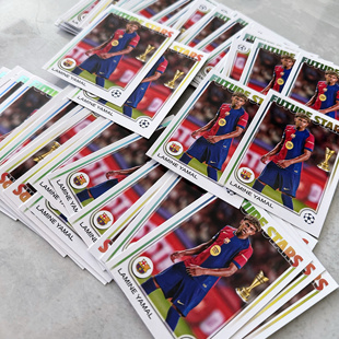 2025 Topps UCC 足球球星卡 巴塞罗那 亚马尔西甲 男生 生日礼物