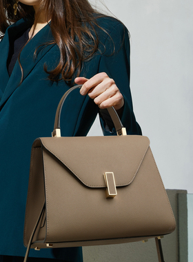 CCAMO精致斜挎小包包日常通勤百搭真皮女包轻奢品牌单肩包包女款