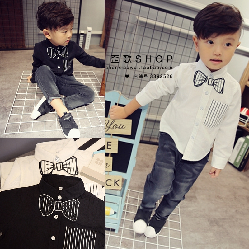 Chemise enfant à manche longue - Ref 2083979 Image 1