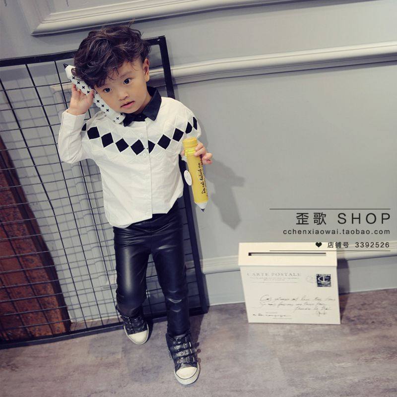 Chemise garcon à manche longue - Ref 2073390 Image 1