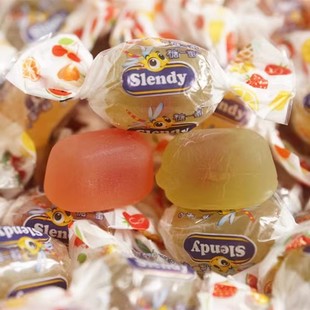 俄罗斯进口水果夹心软糖KDV金蜻蜓什锦Q糖休闲零食小蜜蜂喜糖500g