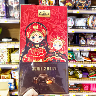 俄罗斯IZP套娃恋梦幻城堡香橙什锦榛子华夫饼太妃夹心巧克力礼盒