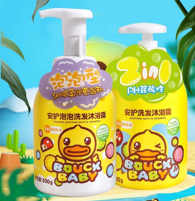 Duck小黄鸭安护儿童婴儿宝宝二合一泡泡沐浴露洗发水洗护不刺激,婴童洗护,沐浴乳/沐浴露,淘宝优惠券,粉丝福利购,淘宝优惠卷
