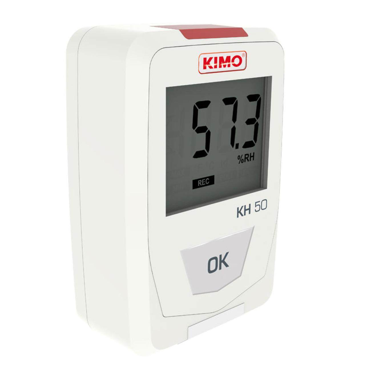 法国kimo KT50温度记录仪 凯茂KH50温湿度记录仪 可存储数据带USB