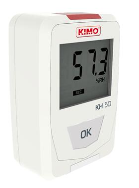 法国kimo KT50温度记录仪 凯茂KH50温湿度记录仪 可存储数据带USB