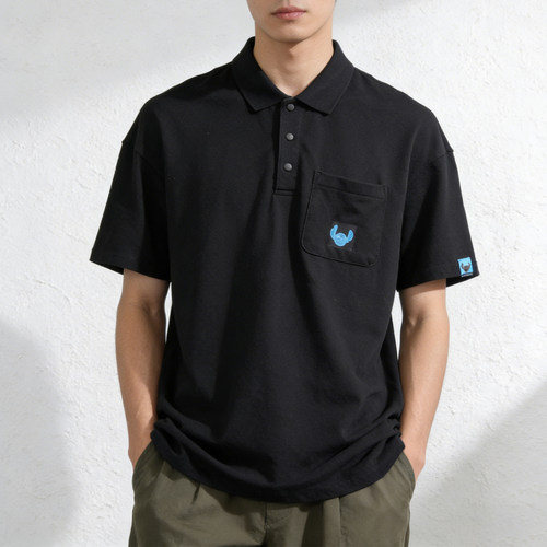 ABLEJEANS史迪奇纯棉男女POLO衫