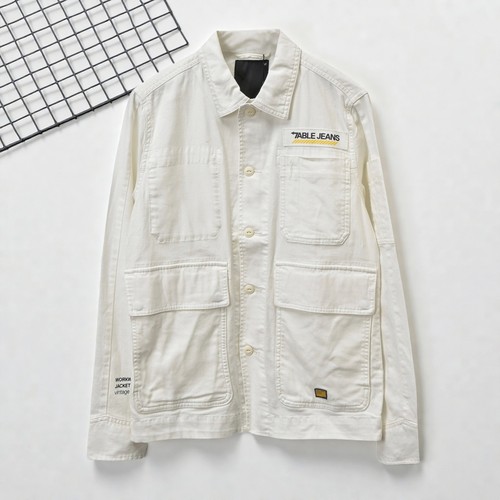 百搭上衣专柜正品男夹克水洗翻领