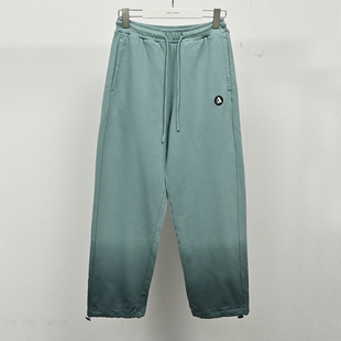 潮松紧腰宽松束脚直筒针织休闲裤 JEANS男女渐变色运动裤 ABLE 春季