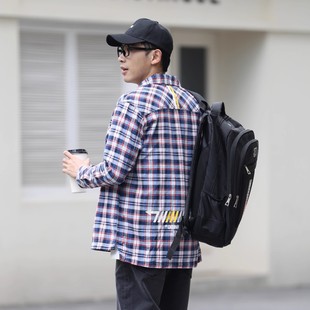 boy长袖 ABLE 日系City 秋季 衬衣外套休闲衬衣男 JEANS男女格子衬衫