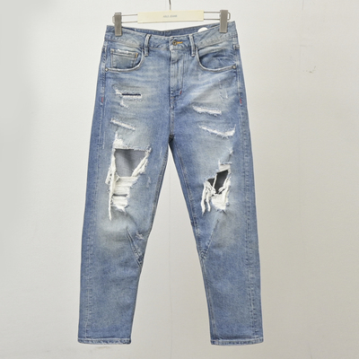 夏季破洞锥形牛仔裤ABLEJEANS