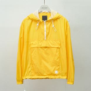 拉链外套潮流 套头卫衣型夹克皮肤衣长袖 春夏薄外套ABLE JEANS女款