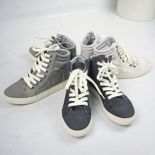 高帮板鞋 专柜退役特价 ABLE女士帆布鞋 司机休闲鞋 百搭青年 街拍韩版