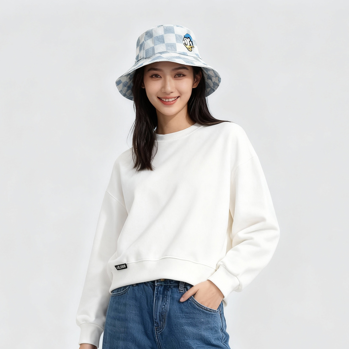 ABLEJEANS新款渔夫帽唐老鸭联名