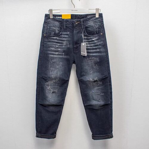 秋冬新款立体剪裁男牛仔裤潮流男