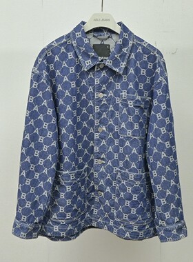 【两件】老花夹克ABLE JEANS男外套提花牛仔夹克型衬衫休闲潮流装