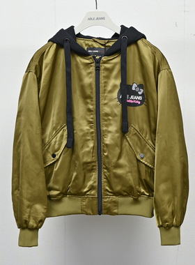 HELLO KITTY联名款ABLE JEANS女士春秋款外套连帽休闲百搭夹克潮