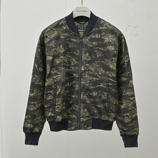 ABLE 女春秋棒球领夹克上衣拉链棒球服潮女士短外套 JEANS正品