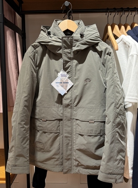 90鹅绒LA MARTINA专柜正品男羽绒服冬季休闲连帽外套高端男羽绒衣