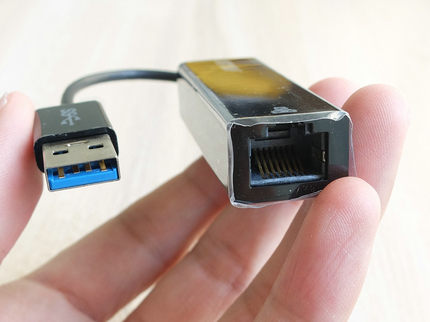 华硕USB3.0千兆网卡RTL8153B芯片台式笔记本RJ45有线网口转换器