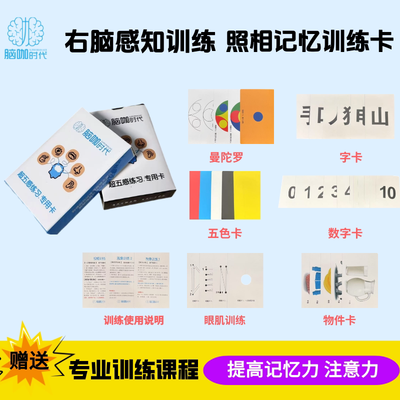 曼陀罗卡片照相机记忆训练右脑开发感知卡牌全脑教具益智玩具儿童