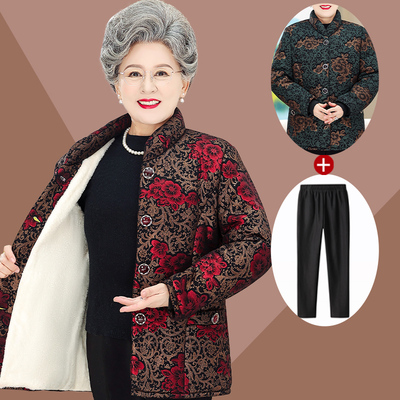 老年人棉衣女奶奶棉袄